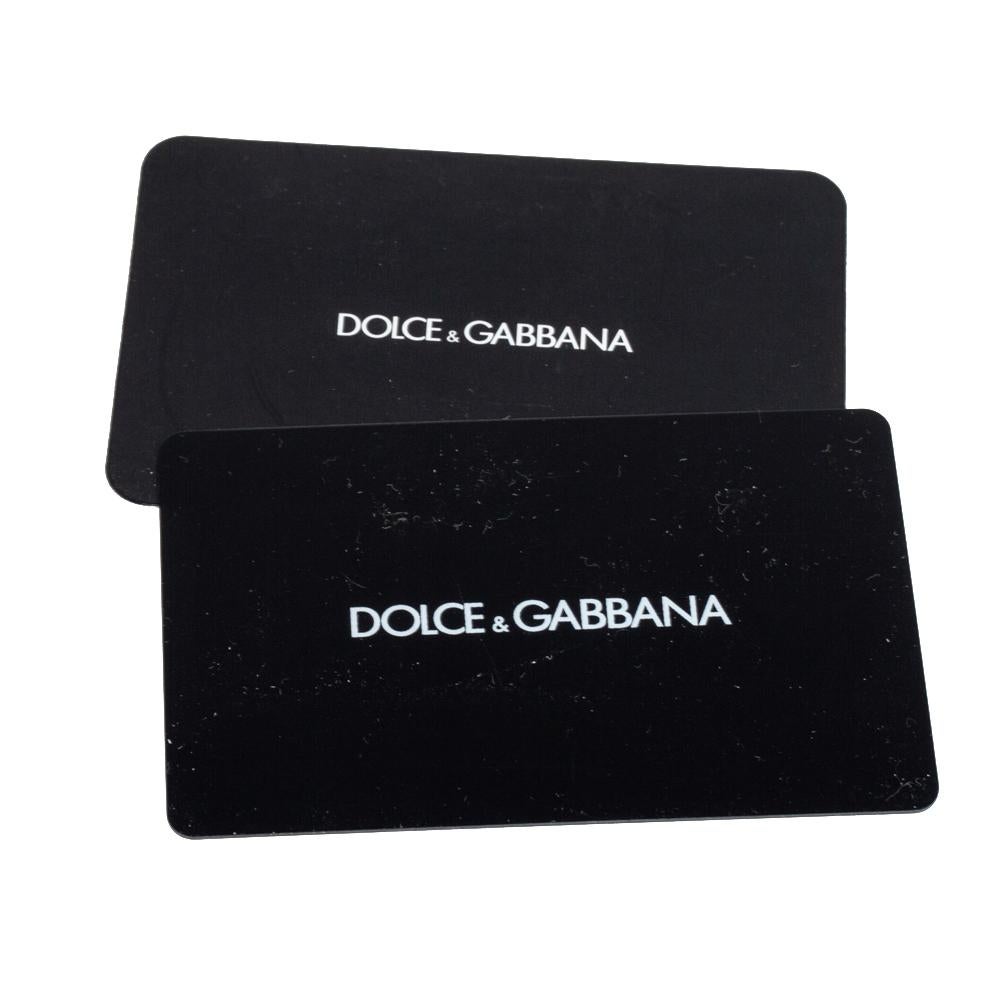 Dolce & Gabbana Burgunderfarbene kontinentale Dauphine-Brieftasche aus Leder im Angebot 5