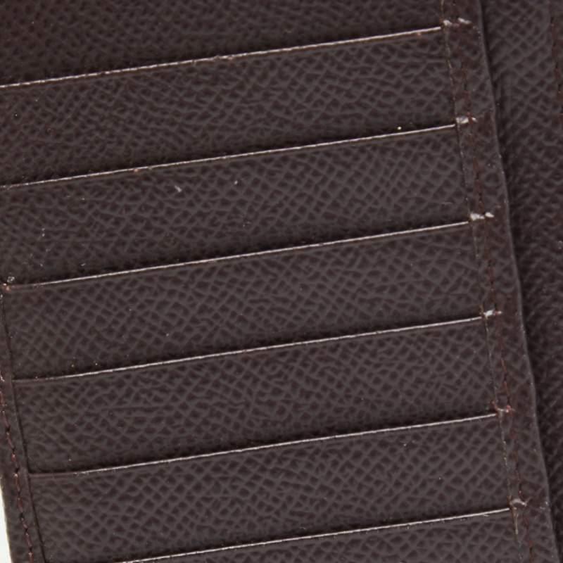Dolce & Gabbana Burgundy Leather Long Zip Card Holder For Sale 2
