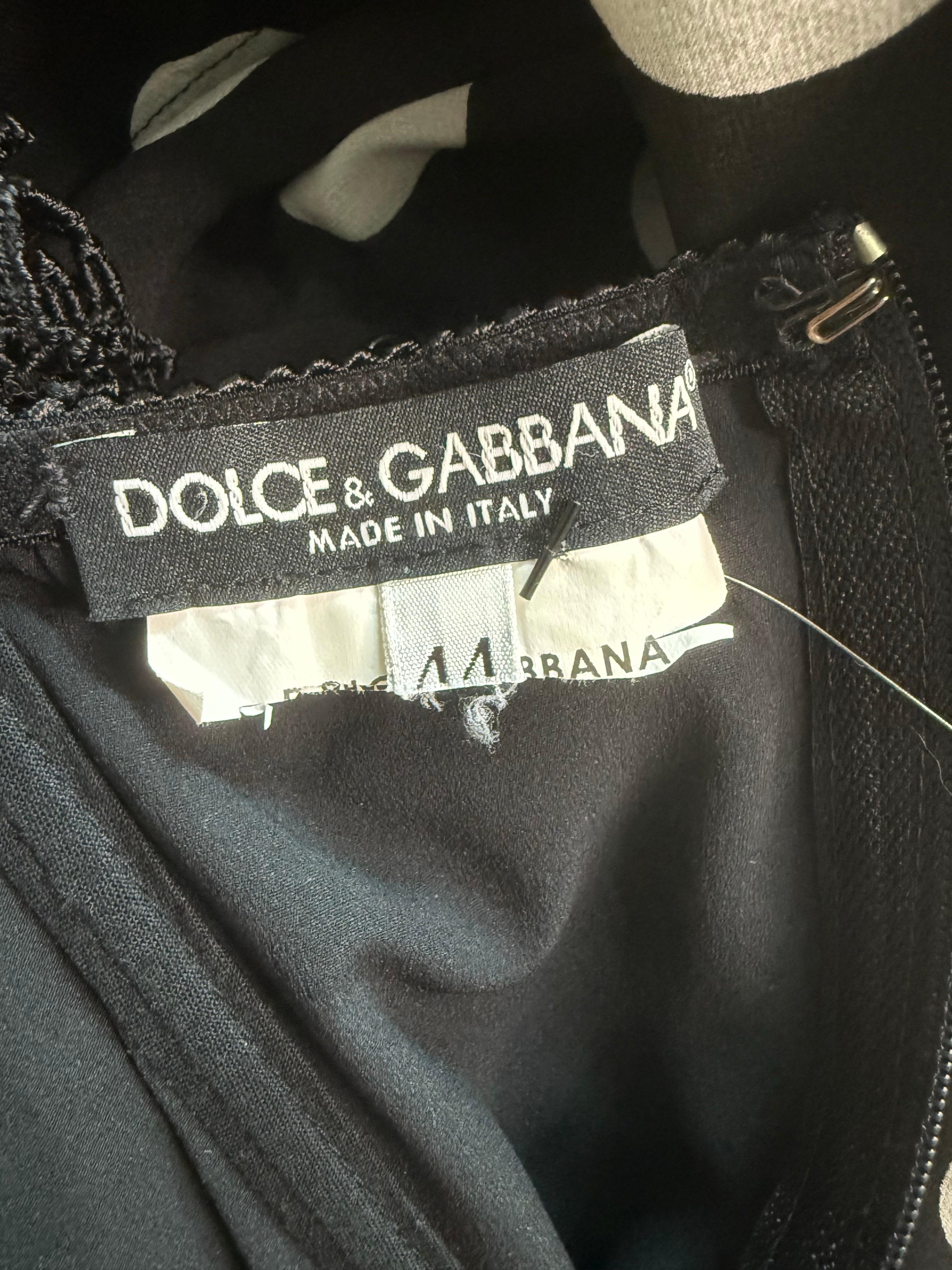 Dolce & Gabbana Bustier Korsett Schnür-Bodycon Kleid mit Polka Dot Print im Angebot 14