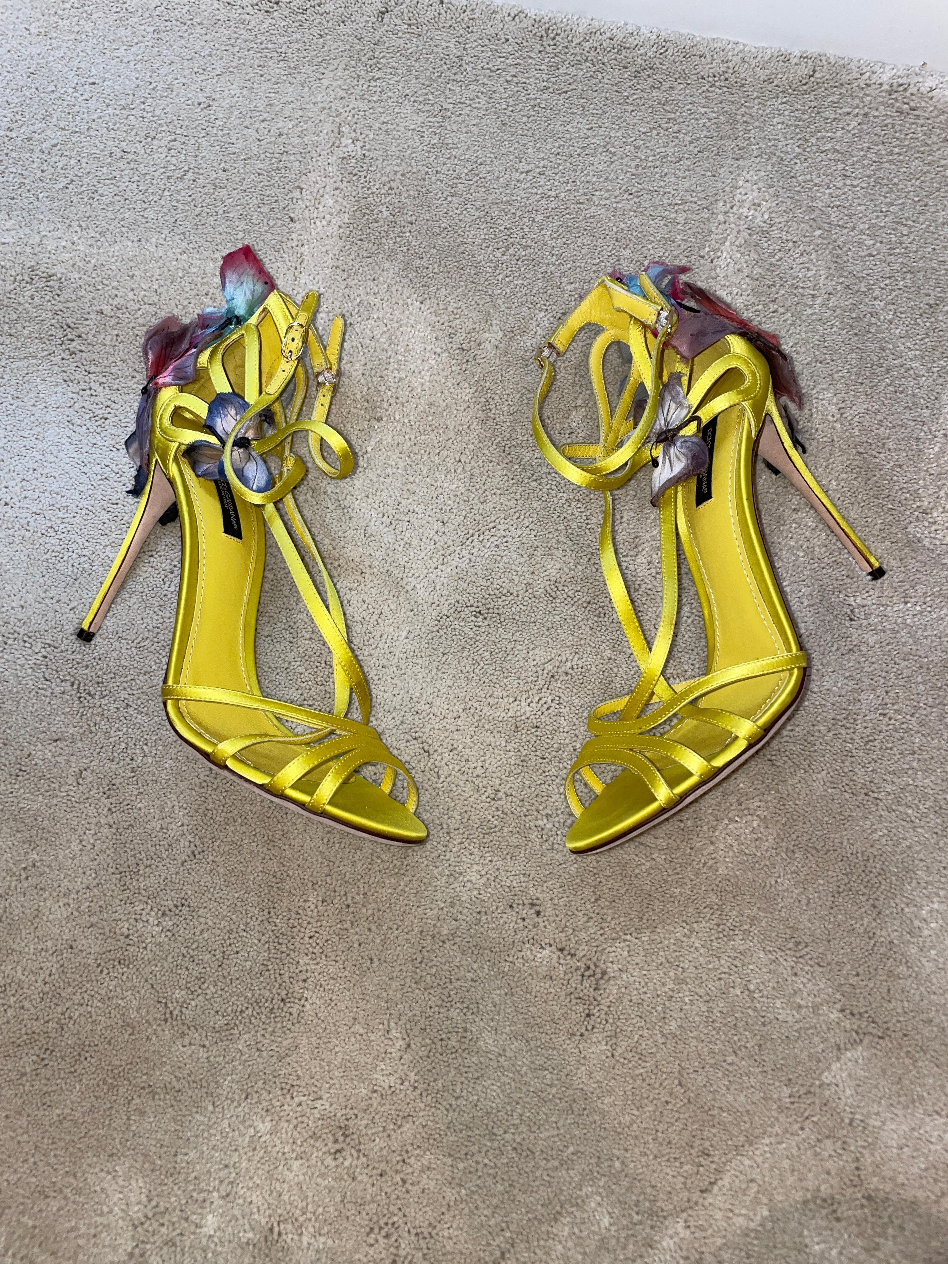 DOLCE & GABBANA butterfly heels 4