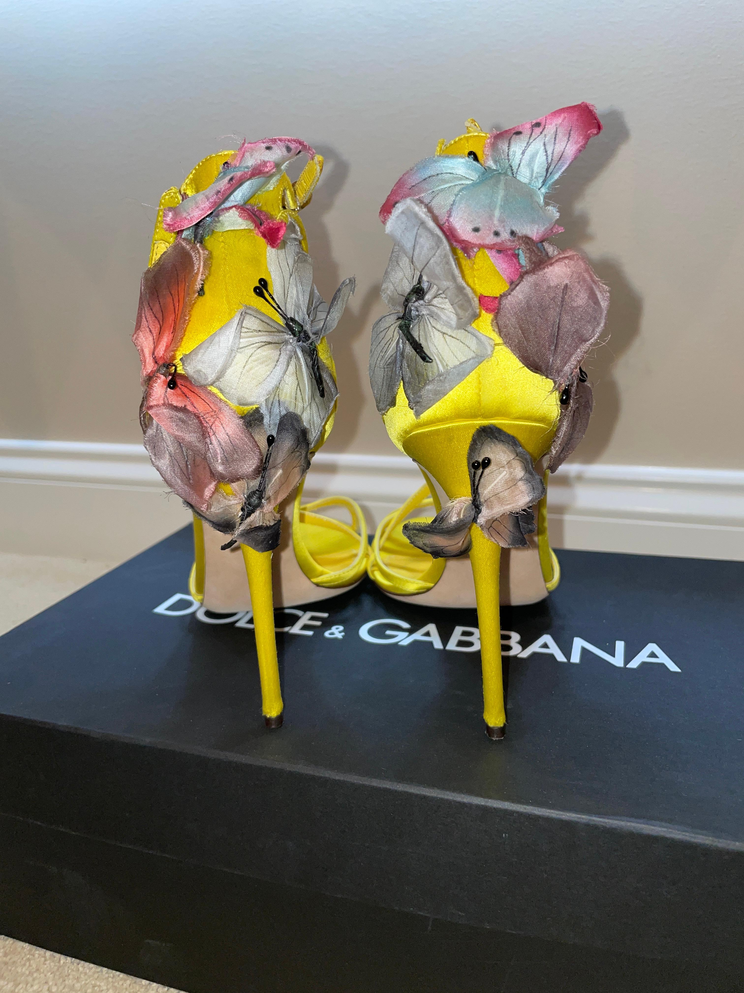 dolce and gabbana butterfly heels