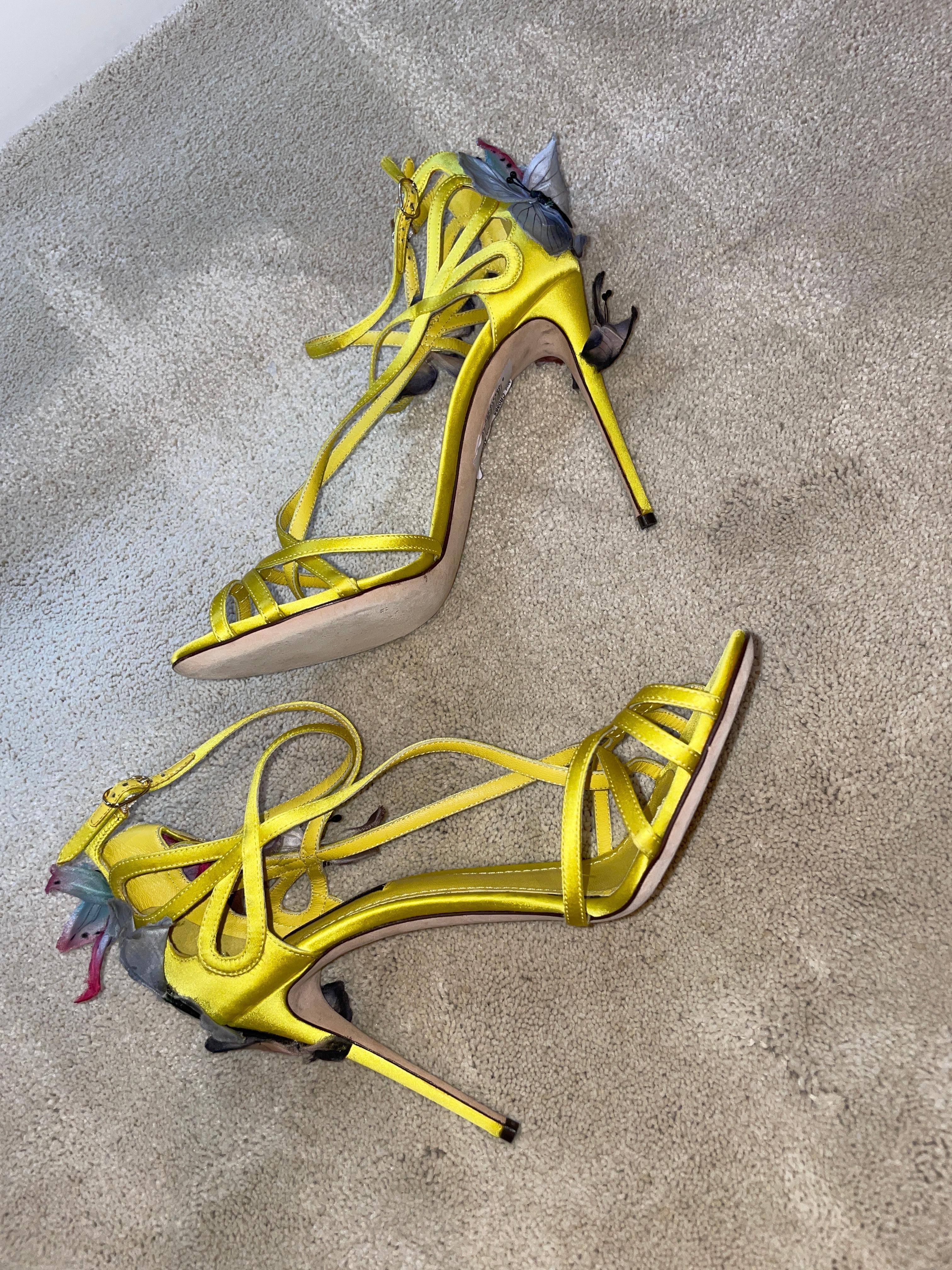DOLCE & GABBANA butterfly heels In New Condition In Leonardo, NJ