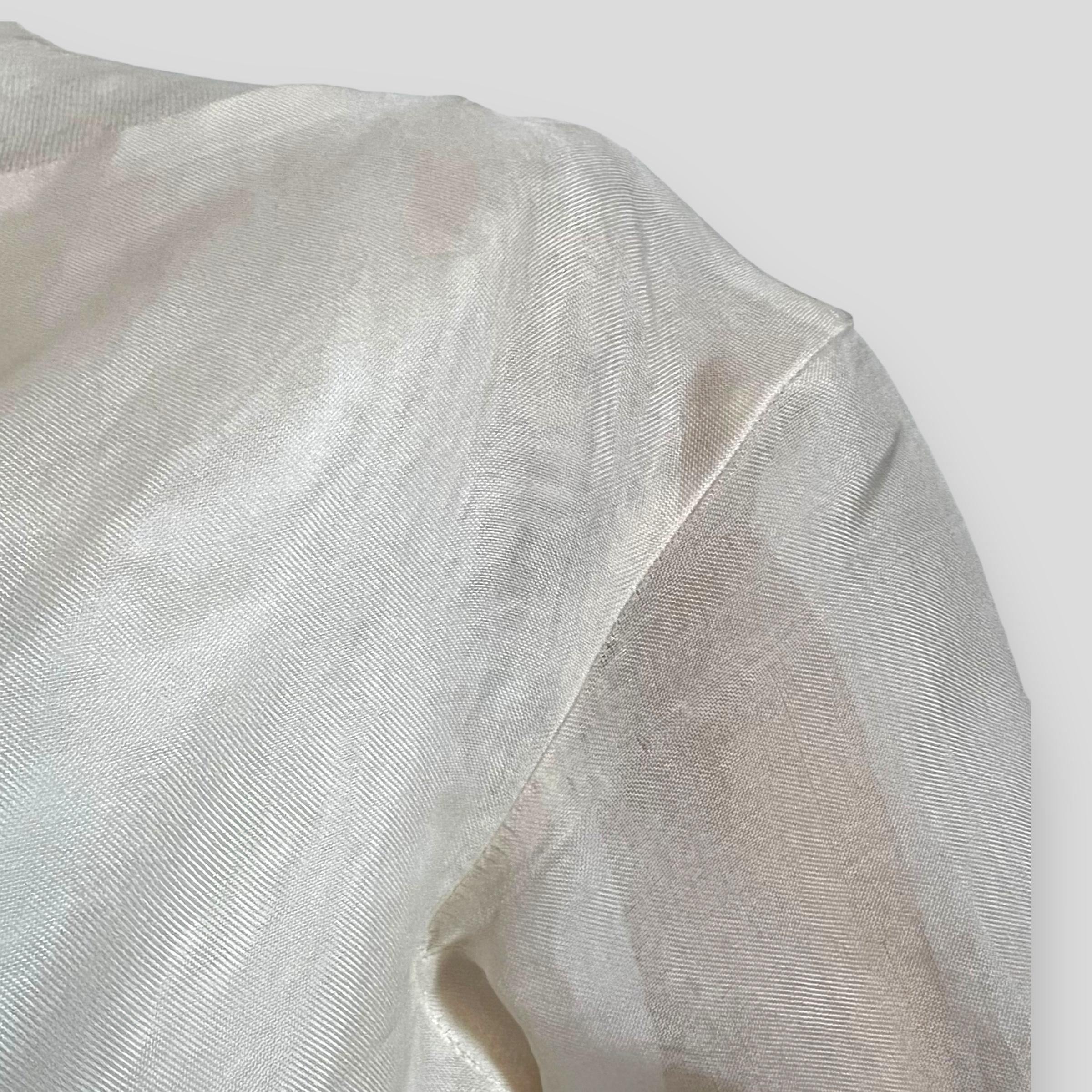 Women's Dolce & Gabbana c1992 silk organza blouse top For Sale