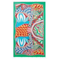 Dolce & Gabbana Baumwoll-Sarong mit Carretto-Druck