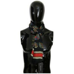 Dolce & Gabbana Cashmere Scarf & Pocket Square in Multicolour