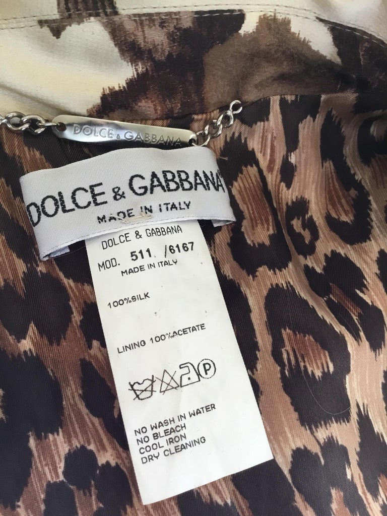 Dolce and Gabbana Champagne Silk with Velvet Skirt and Jacket Set at ...
