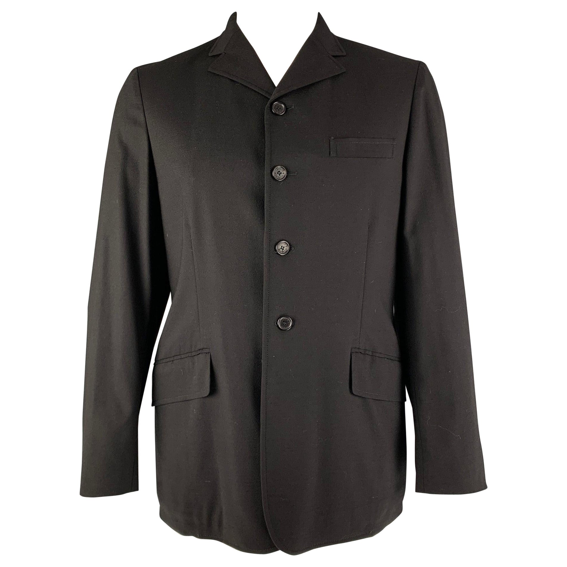 DOLCE & GABBANA Giacca in misto cashmere nero taglia 40