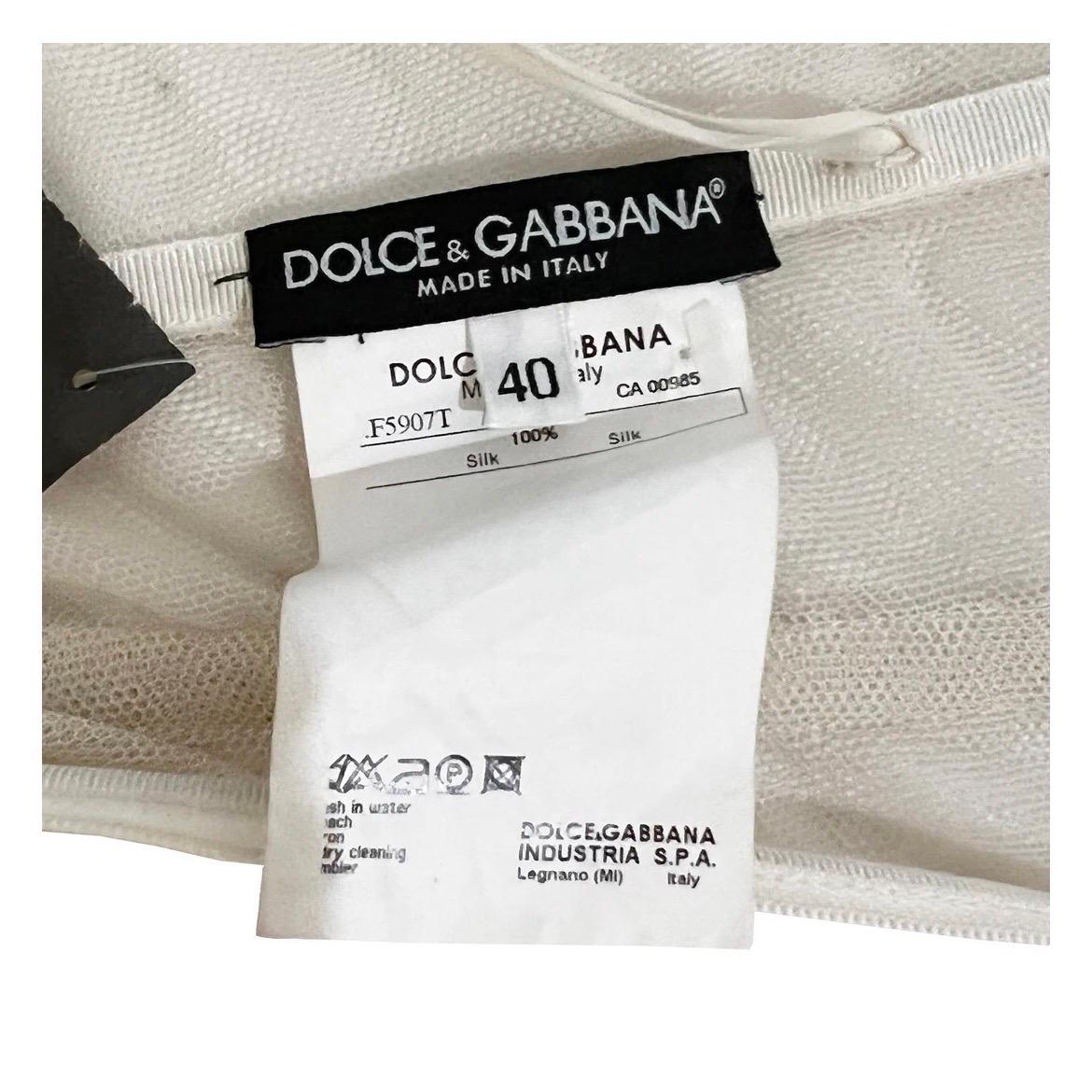 Dolce & Gabbana Chiffon Corset 1