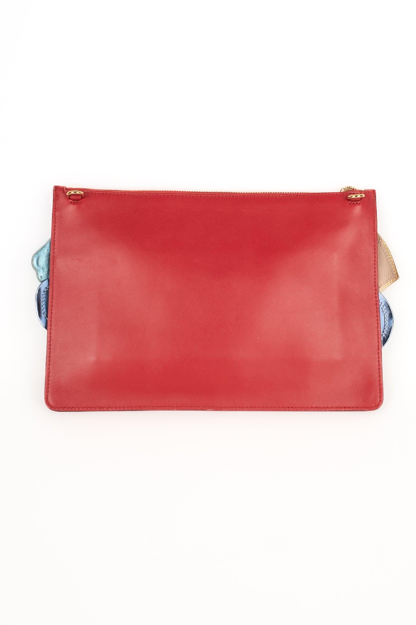 Sac à main Dolce & Gabbana 'Cleo Heaven' en cuir rouge, 2018 en vente 4