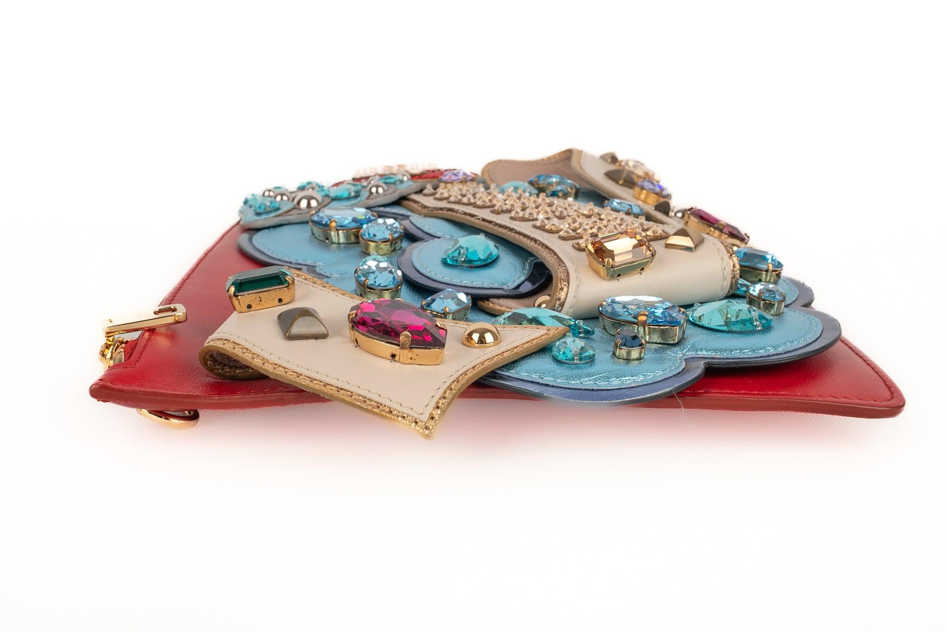 Sac à main Dolce & Gabbana 'Cleo Heaven' en cuir rouge, 2018 Excellent état - En vente à SAINT-OUEN-SUR-SEINE, FR