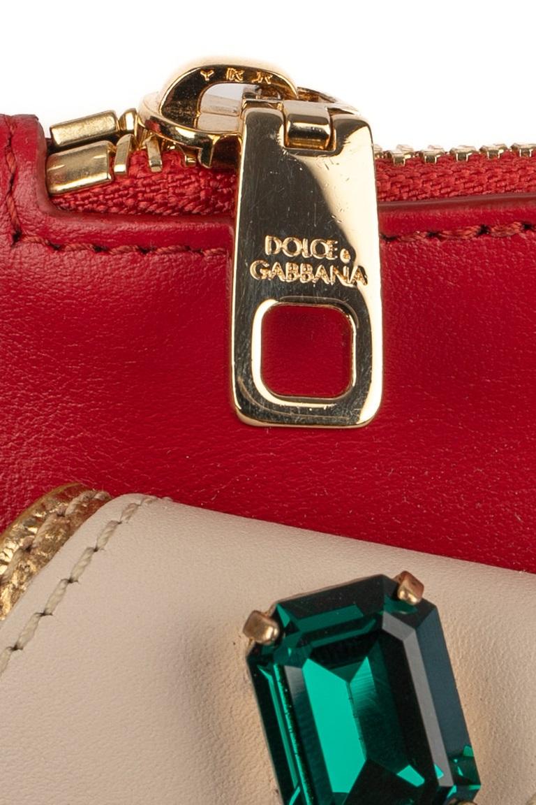 Sac à main Dolce & Gabbana 'Cleo Heaven' en cuir rouge, 2018 en vente 2