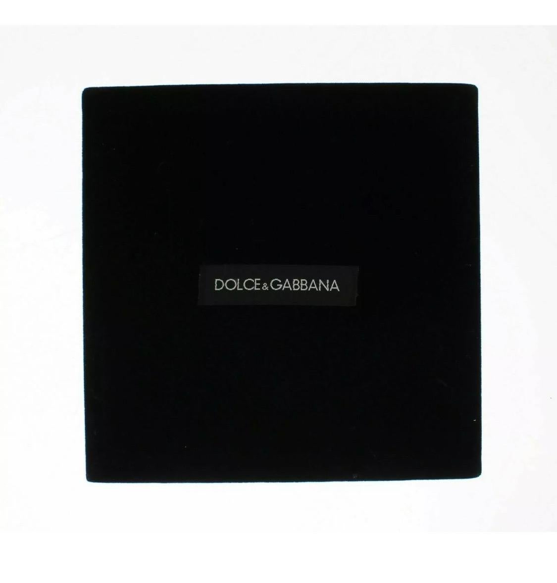 Dolce & Gabbana clip-on dangling multicolour crystal glass earrings  5