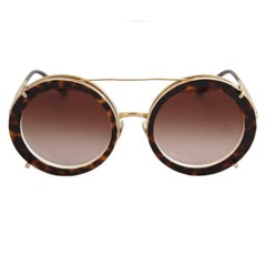 Dolce & Gabbana Clip on Majolica print Sunglasses