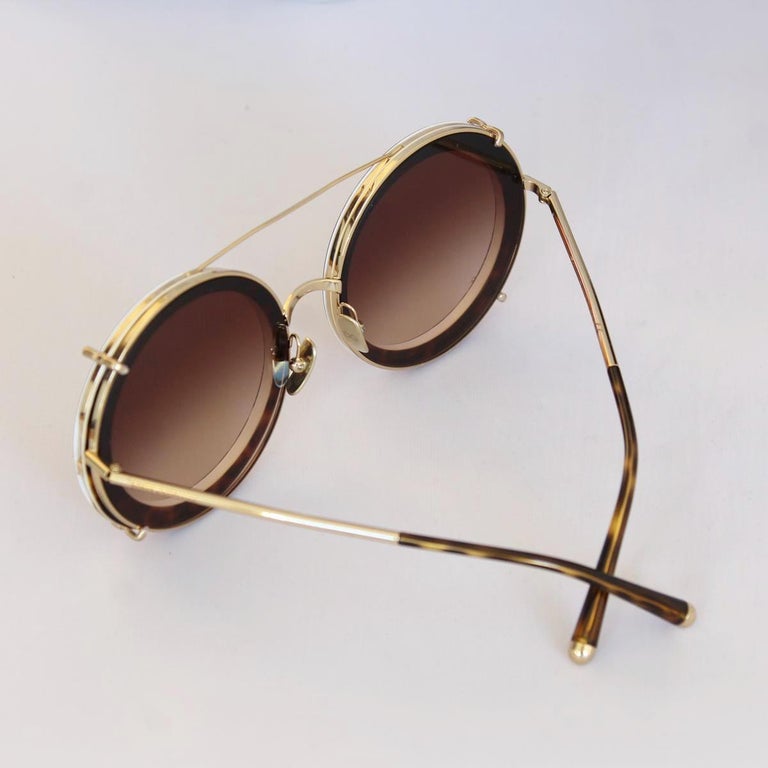 Dolce and Gabbana Clip on Majolica print Sunglasses at 1stDibs | dolce ...