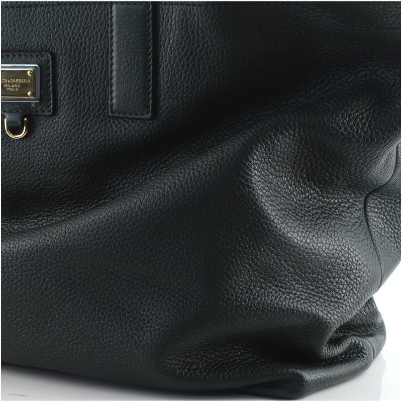 Dolce & Gabbana Tote aperta convertibile in pelle grande 3