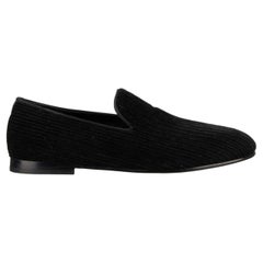Dolce & Gabbana - Corduloy Loafer YOUNG POPE Black 41 UK 7 US 9