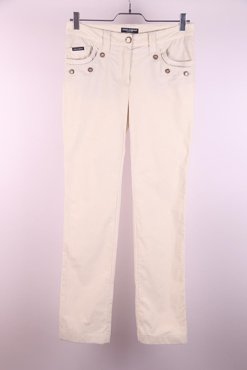 Women's Dolce & Gabbana corduroy trousers For Sale