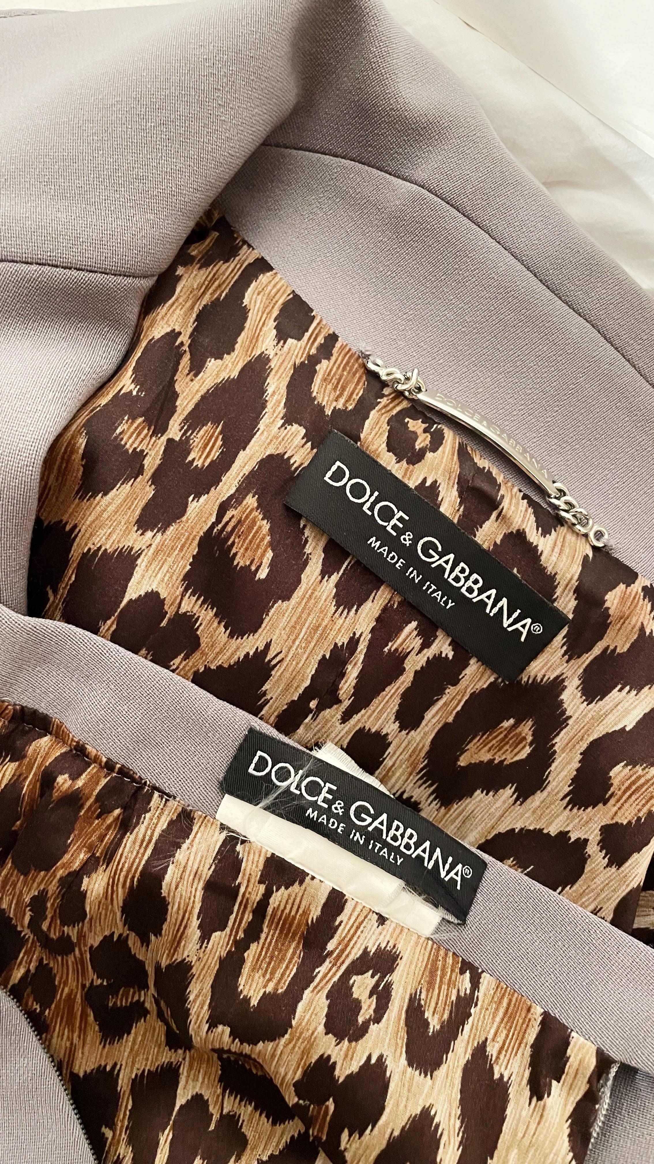 Dolce & Gabbana Corset Skirt Suit For Sale 3