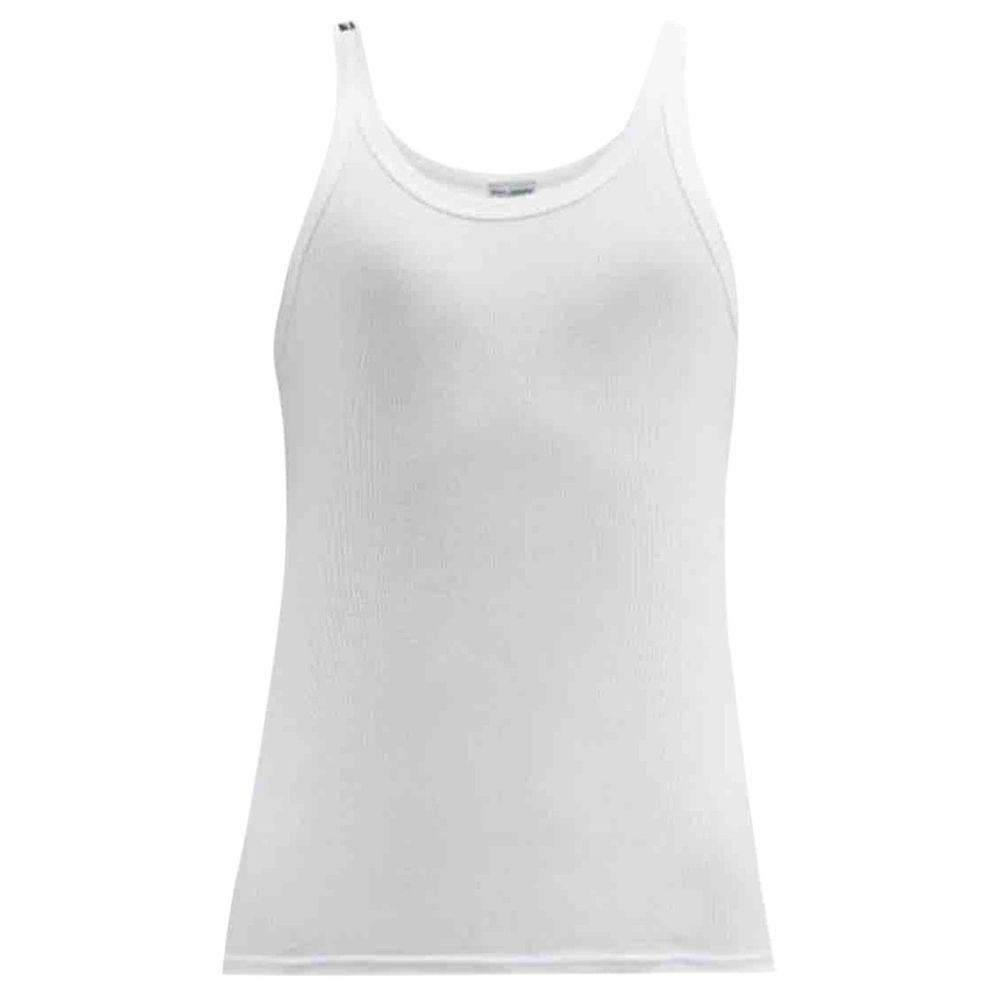 Dolce & Gabbana Cotton Tank T-Shirt in White