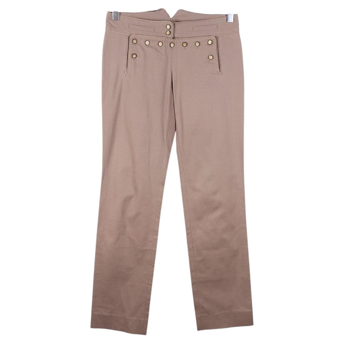 Pantalon en coton Dolce & Gabbana, collection vintage 2006, Italie (taille 42), défilé