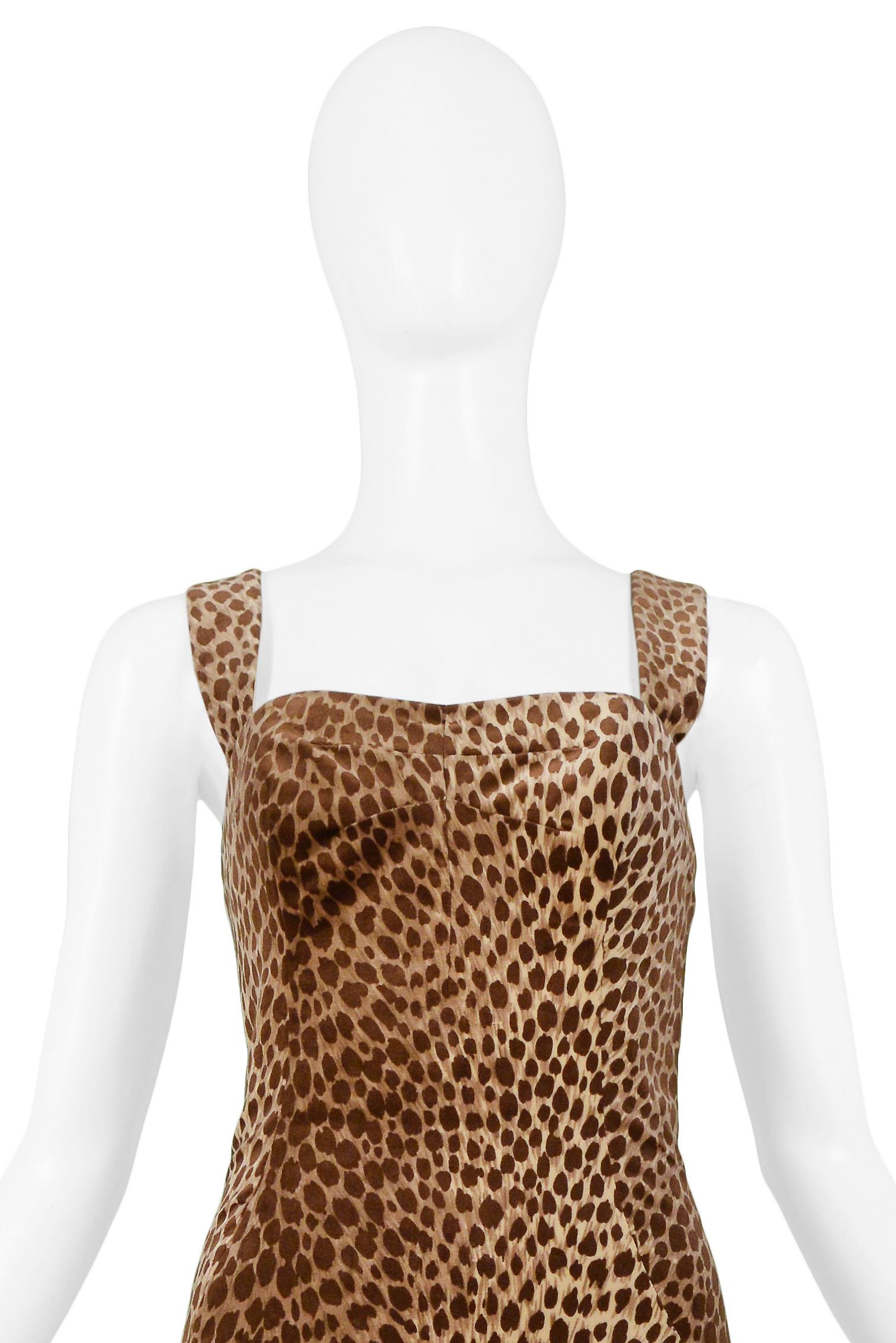dolce and gabbana leopard dress