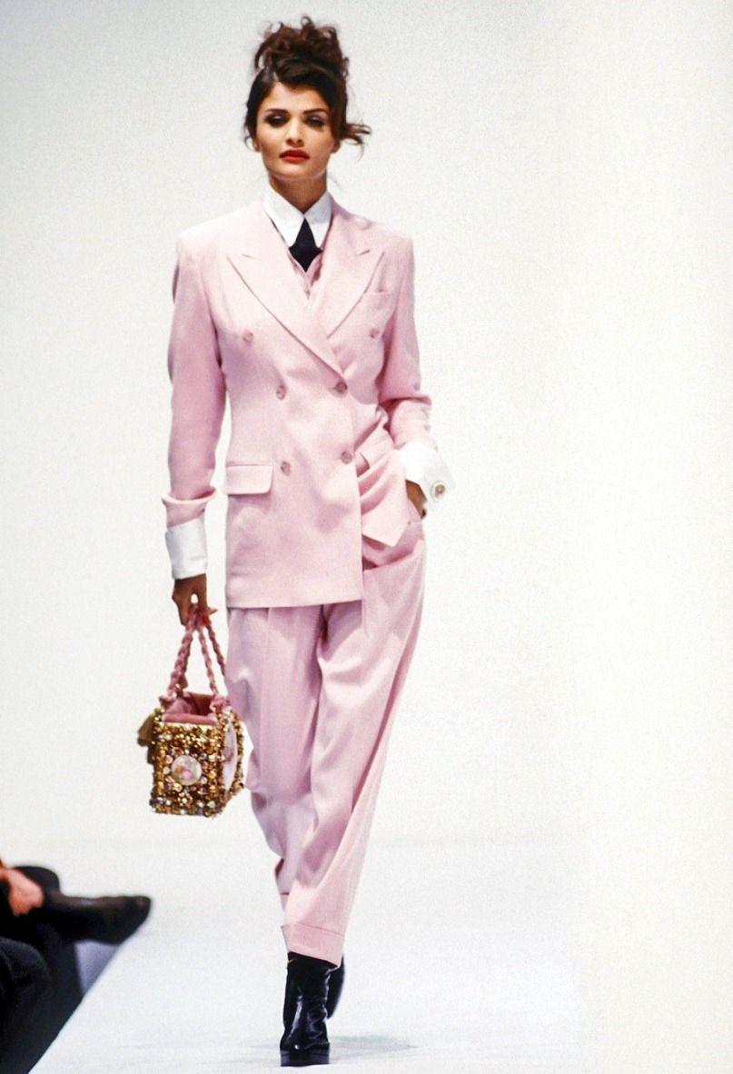 DOLCE & GABBANA F/W 1992 Documented Couture Runway Floral Metal & Porcelain Bag 6