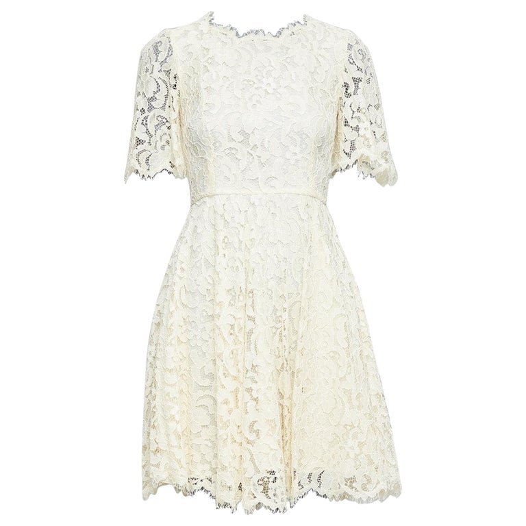 slim fit dress slacks Dolce & Gabbana Black Lace Embellished Mini Dress – AmeOro main image 0
