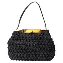 Dolce & Gabbana Bolso Crochet MM Negro
