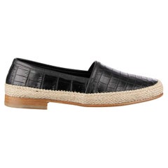 Dolce & Gabbana - Crocodile Leather Loafer PIANOSA Black Beige EUR 39