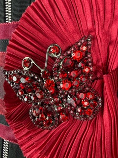 Dolce & Gabbana Crystal Butterfly Embellished Cocktail Dress 2005-2006