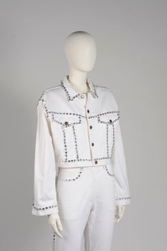 Dolce & Gabbana Crystal-Embellished Denim Ensemble, Spring-Summer 1992