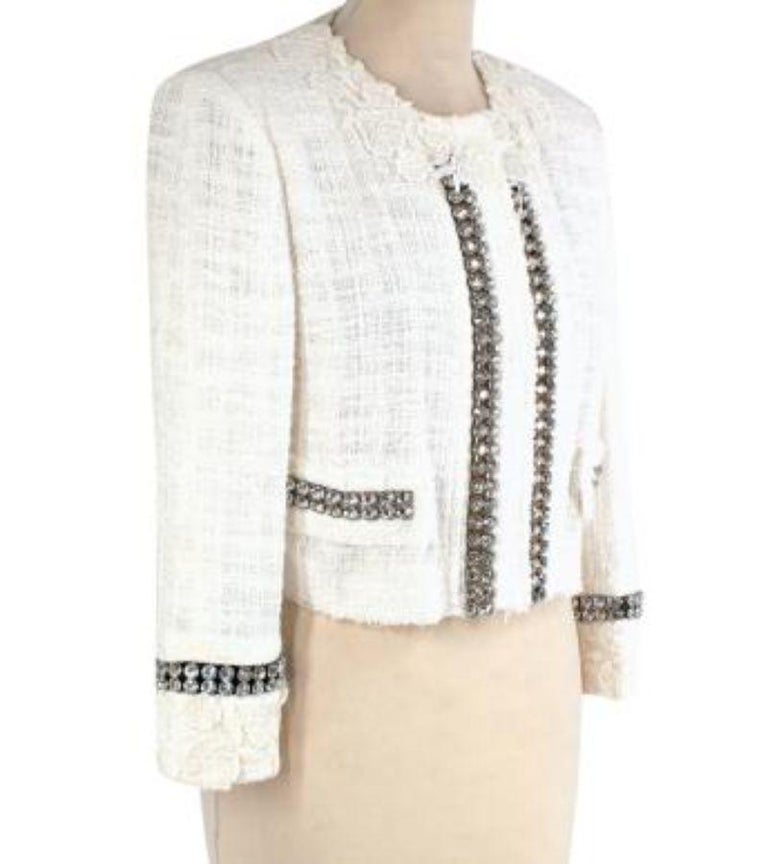 Dolce & Gabbana Black Nylon Crystals Coat Buttons Jacket