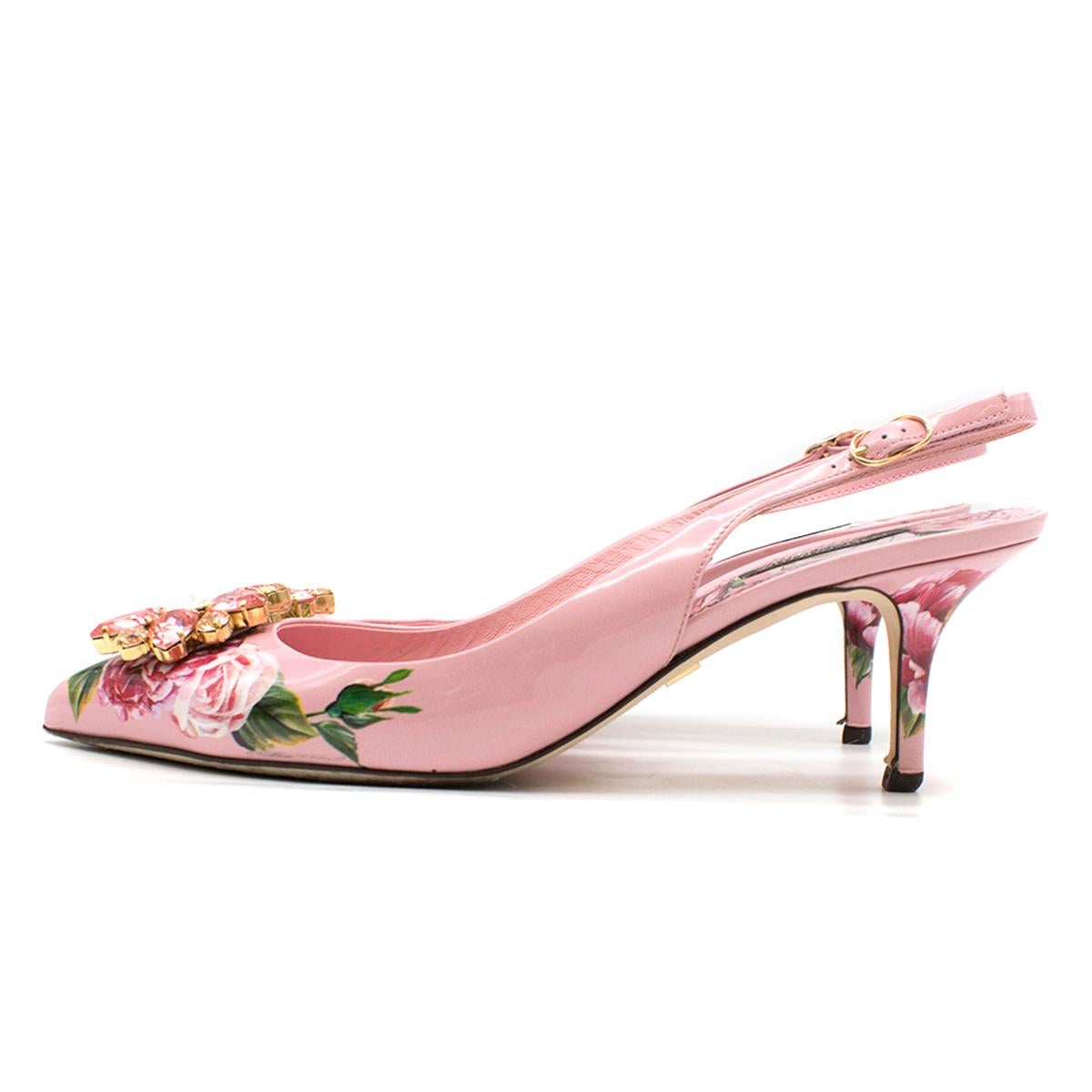 dolce and gabbana floral pumps