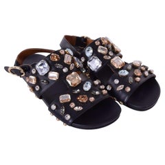 Dolce & Gabbana - Crystals Embellished Sandals Black