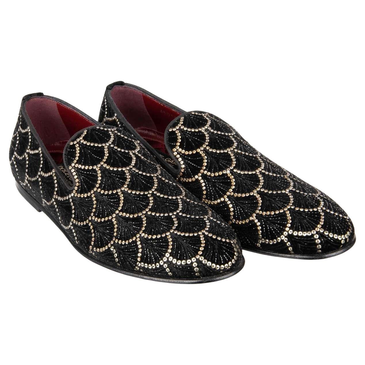 dolce gabbana gold shoes