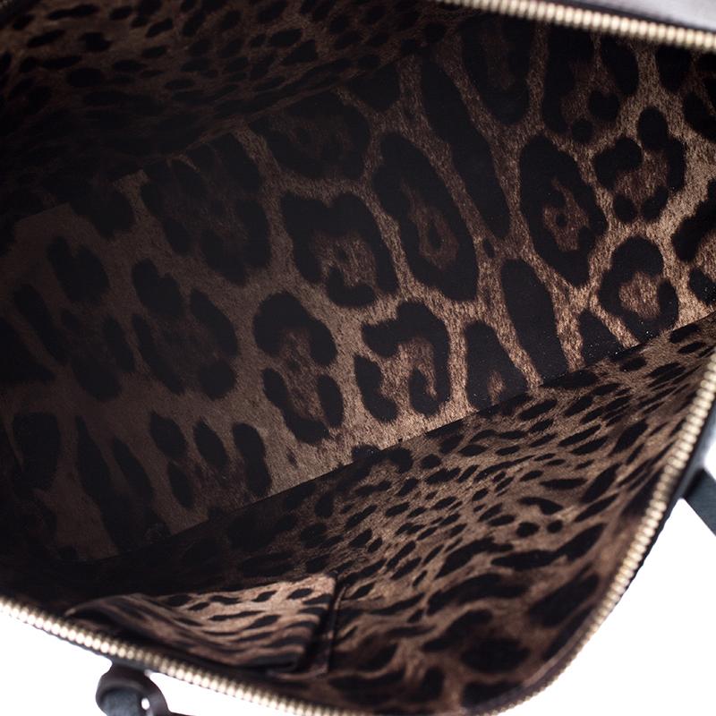 Dolce & Gabbana Dunkelblau Leder Miss Escape Tote 2