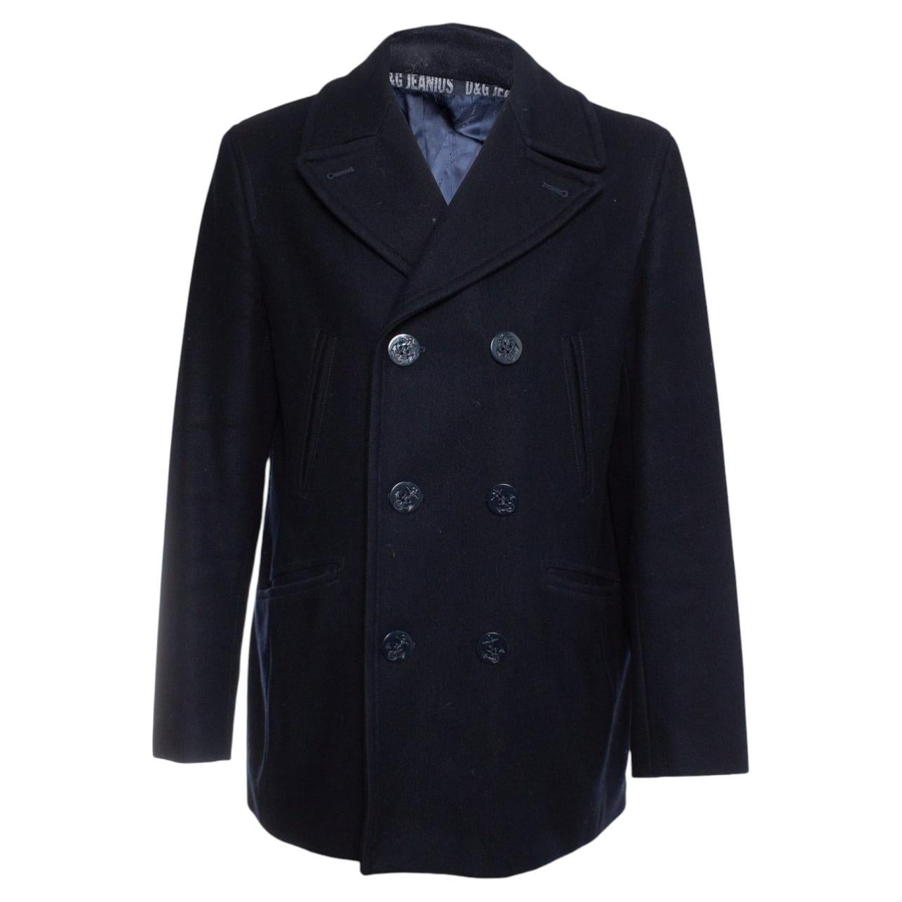 Dolce & Gabbana, dark blue sailor coat For Sale
