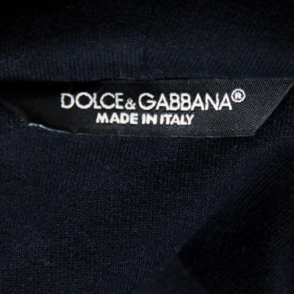 Men's Dolce & Gabbana Dark Brown Hooded Bomber Jacket XXL