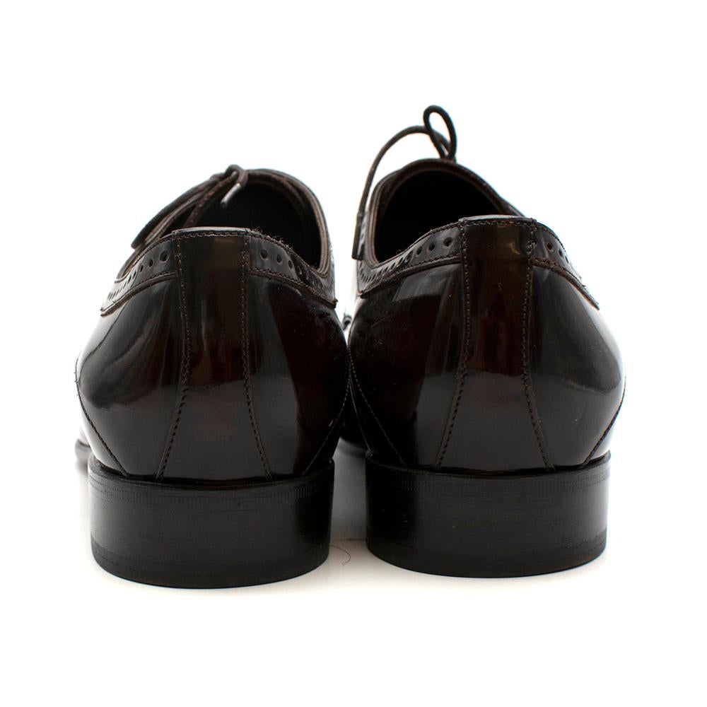 brown patent leather shoes