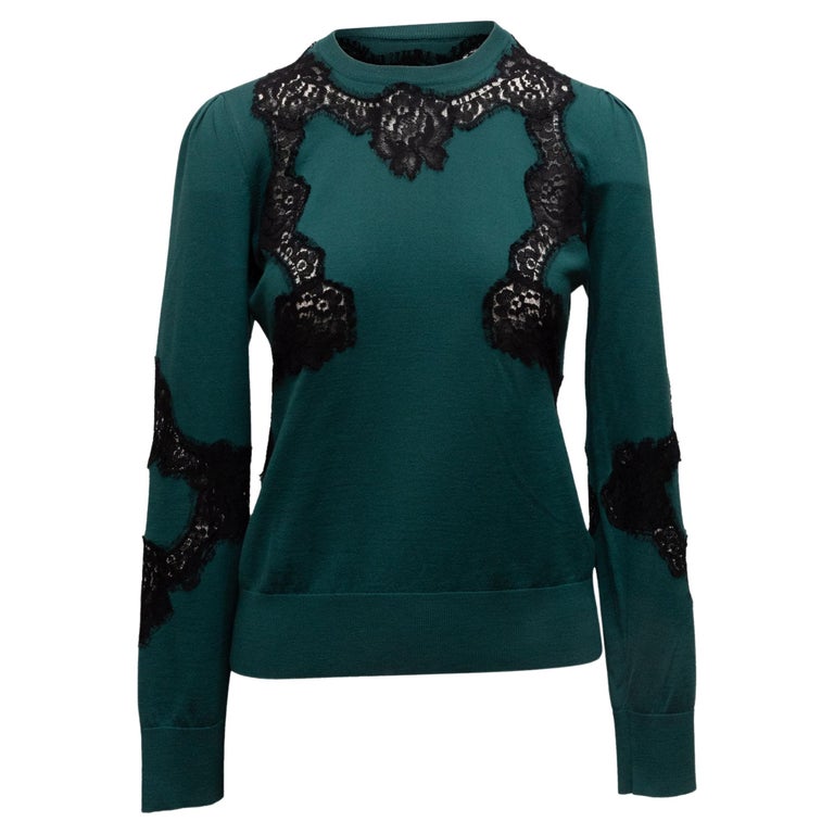 Dolce & Gabbana Men's Virgin Wool Sweater Black
