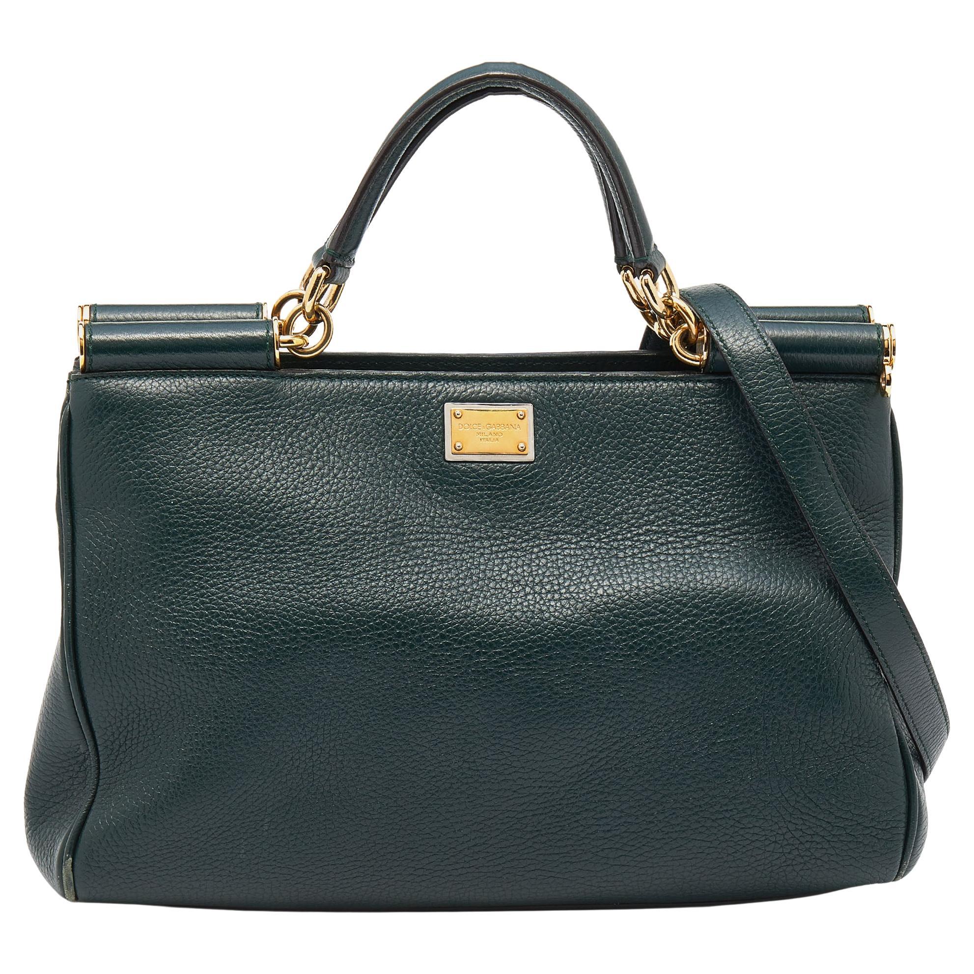 Dolce & Gabbana Gray Camo Cotton Multiple Compartments Tote Bag