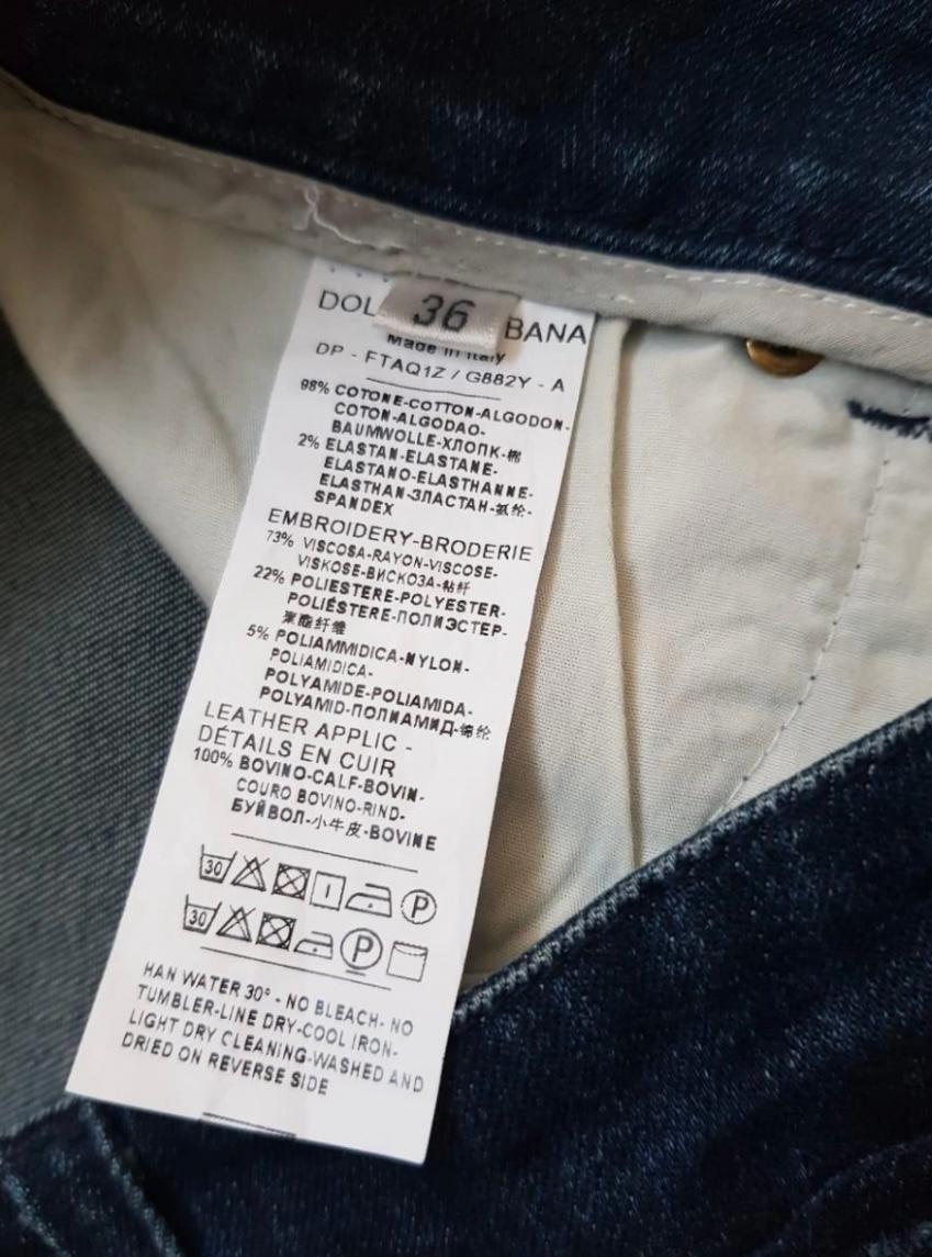 Vaqueros Dolce & Gabbana Denim Flores en venta 4