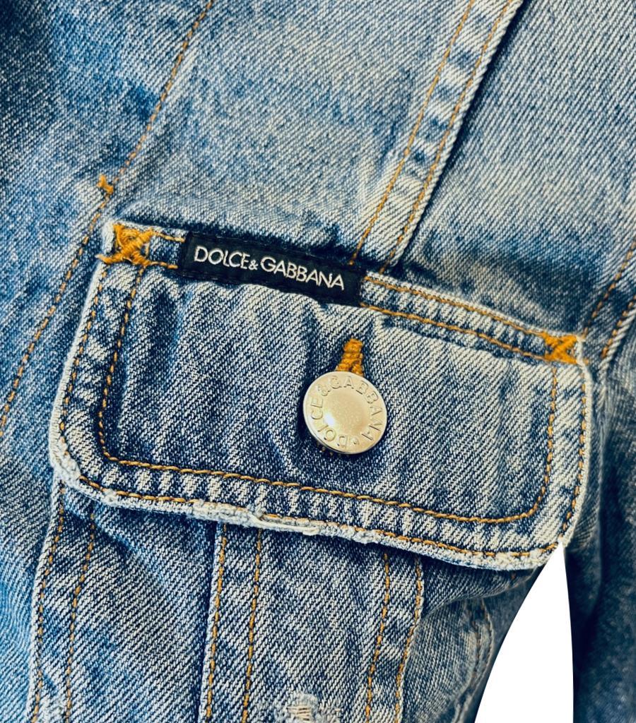 Dolce & Gabbana Denim Jacket. For Sale 1