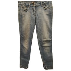 Pantalones vaqueros de mujer Dolce & Gabbana Vintage talla 42 con detalle de cremallera