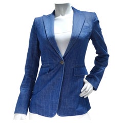 Dolce & Gabbana Denim Structured Blazer