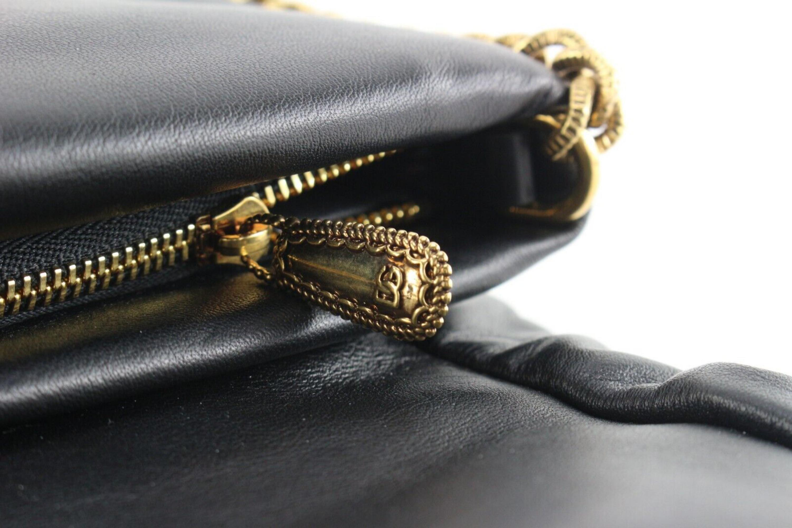 Dolce & Gabbana Devotion Logo Heart Puffy Leather Crossbody GHW 1DG424C For Sale 2