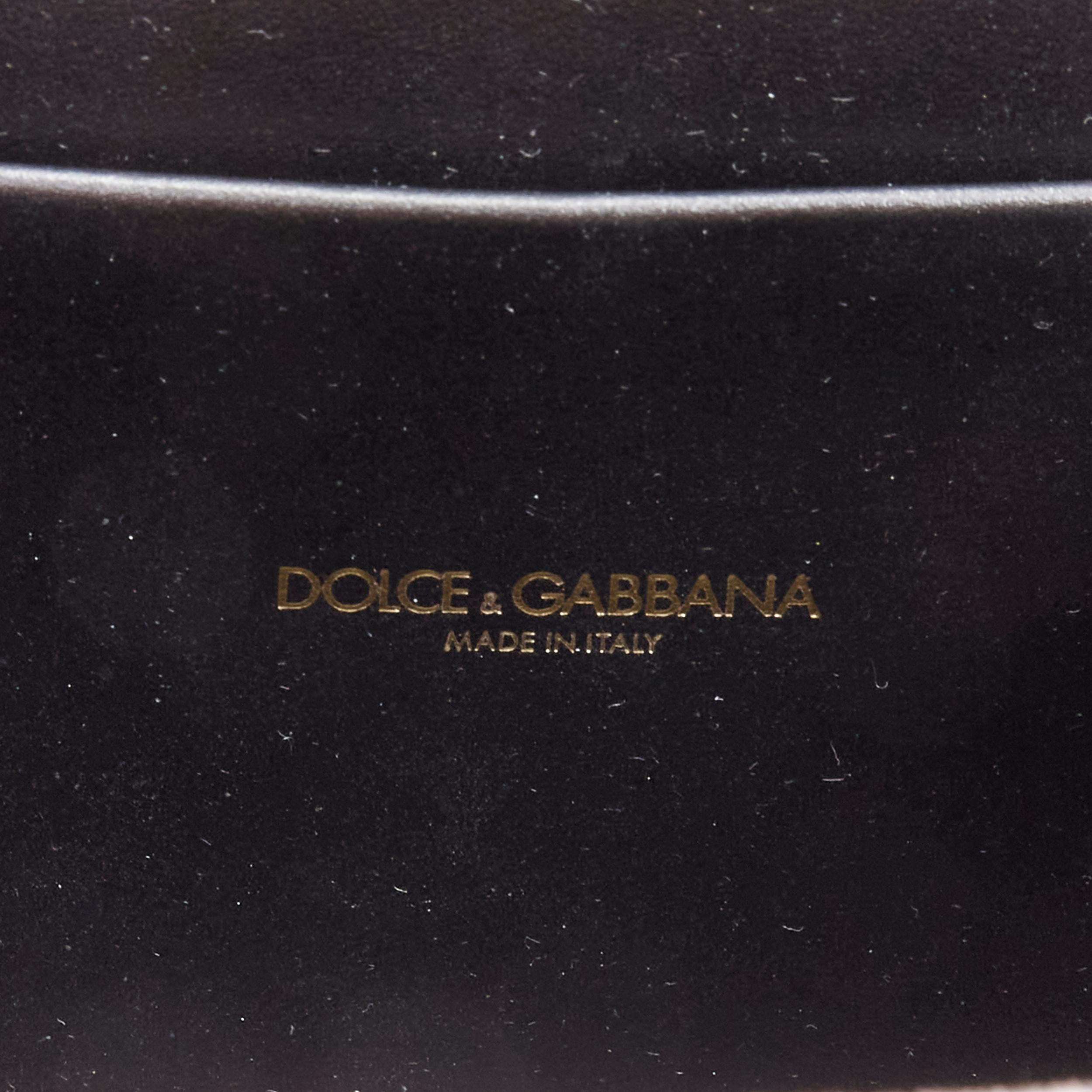 DOLCE GABBANA Devotion pink velvet gold baroque heart top handle crossbody bag 7