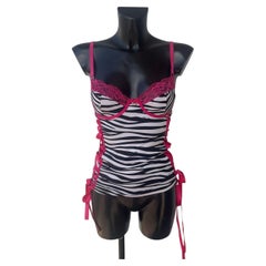 Dolce & Gabbana D&G Zebra Corset Top new with tag