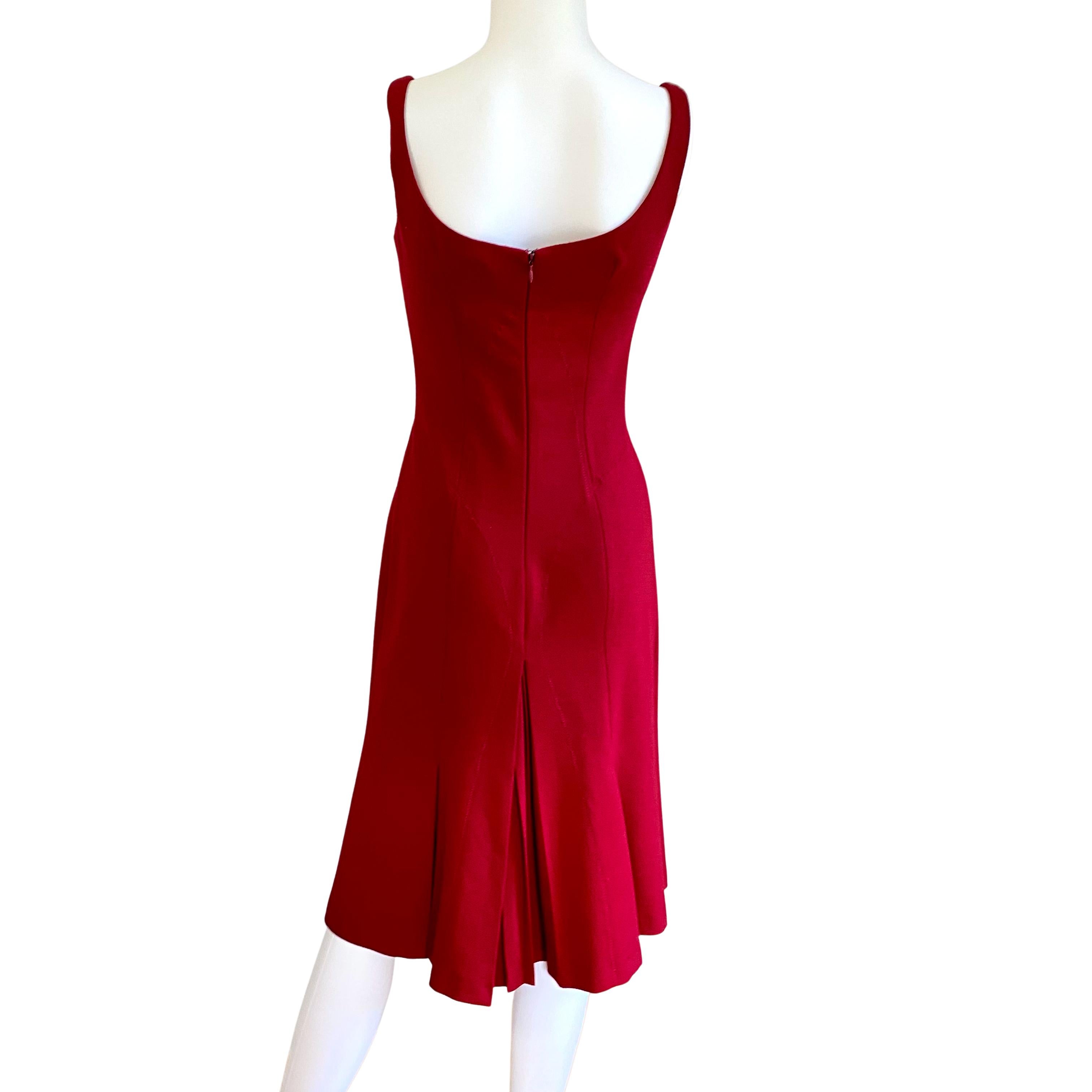 italian red dress
