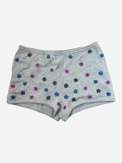Dolce & Gabbana D&G Floral Knit Shorts, early 2000s